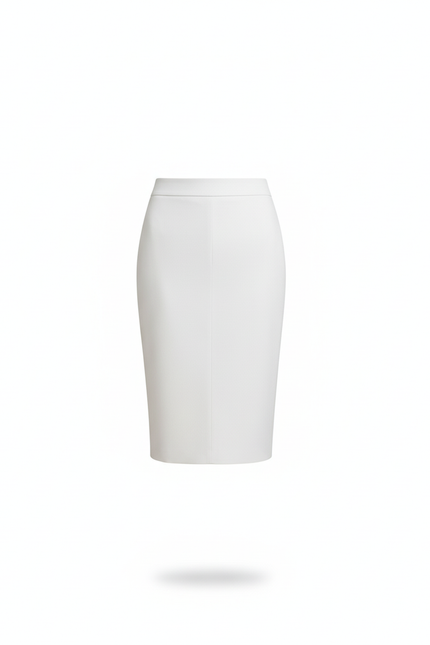 Jupe Crayon Blanche Femme