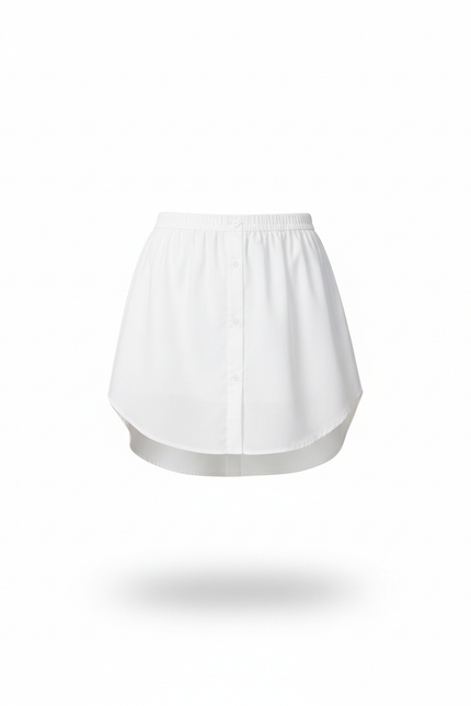 Jupe Blanche Popeline