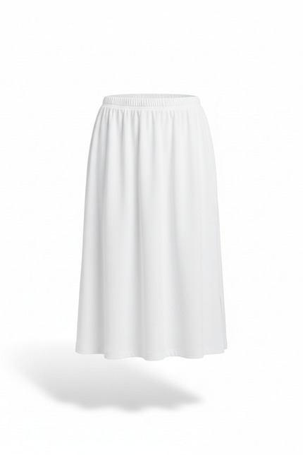 Jupe Blanche Effet Chemise Décontractée