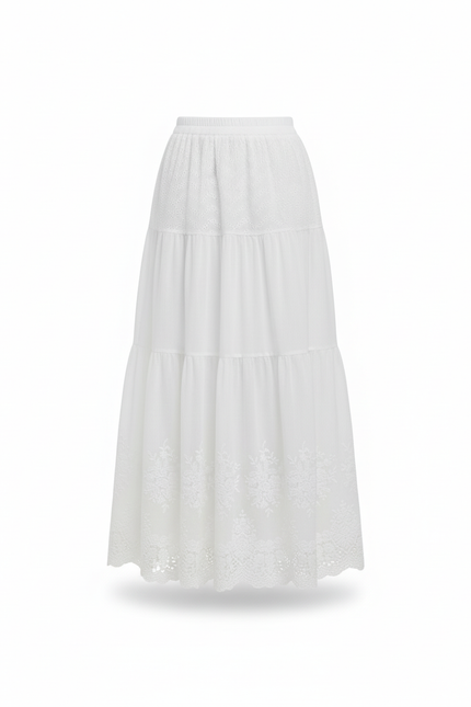 Jupe Longue Gitane Blanche