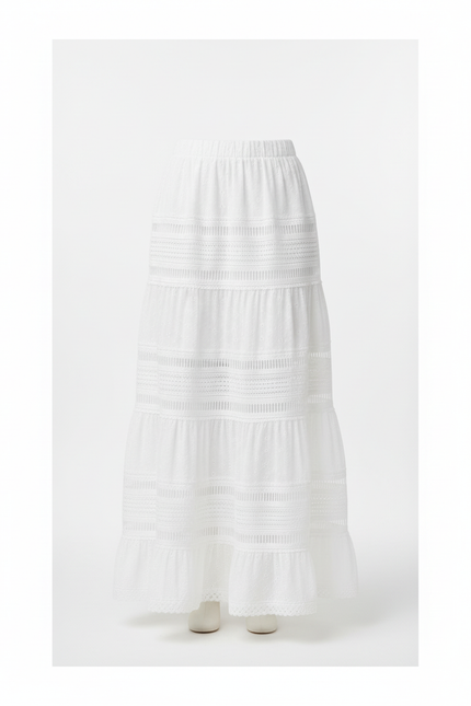 Jupe Broderie Anglaise Blanche