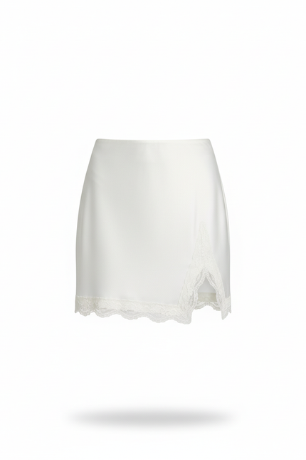 Jupe Blanche En Satin